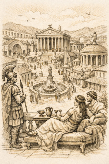 De rijke stad Filippi